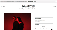 Desktop Screenshot of dramaten.se