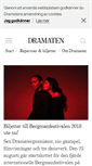 Mobile Screenshot of dramaten.se